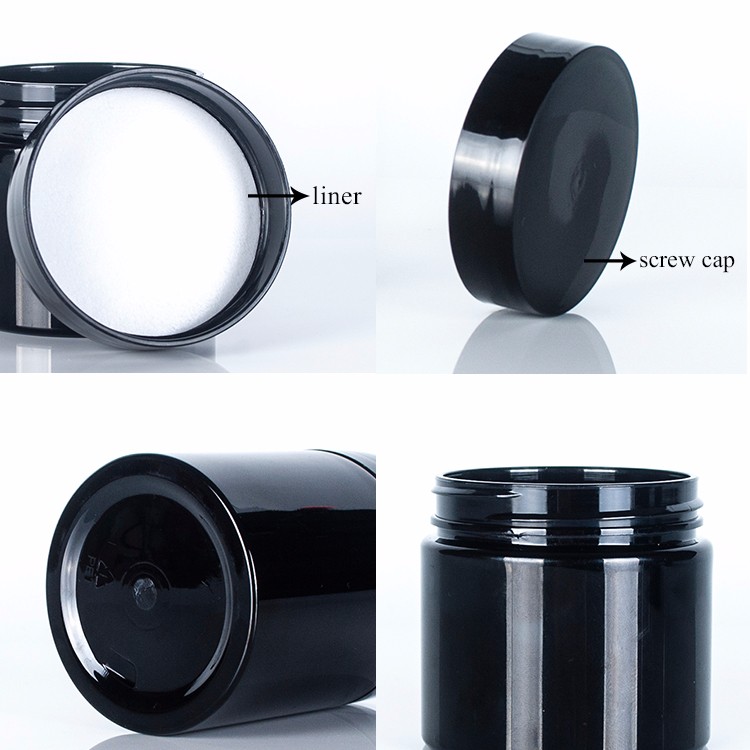 Custom Luxury 10g 50g 30ml 20ml 1oz 50ml frosted Empty Round Plastic petg Pet PP double wall MASON cosmetic Jar With Screw Cap