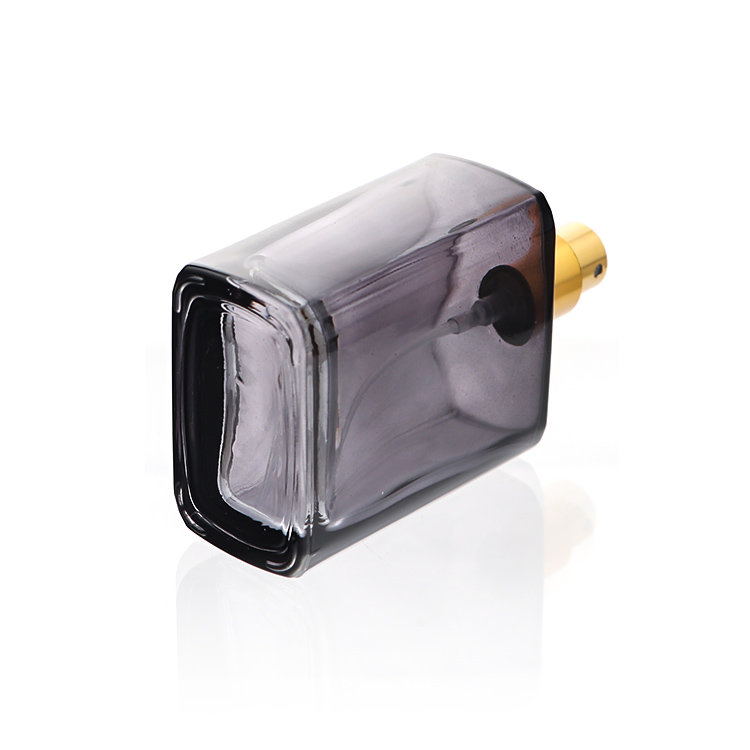 Custom Luxury 30ml 50ml Square Spray Glass Perfume Bottle 50 ml Empty Refillable Square Glass Perfume Bottle Wholesale