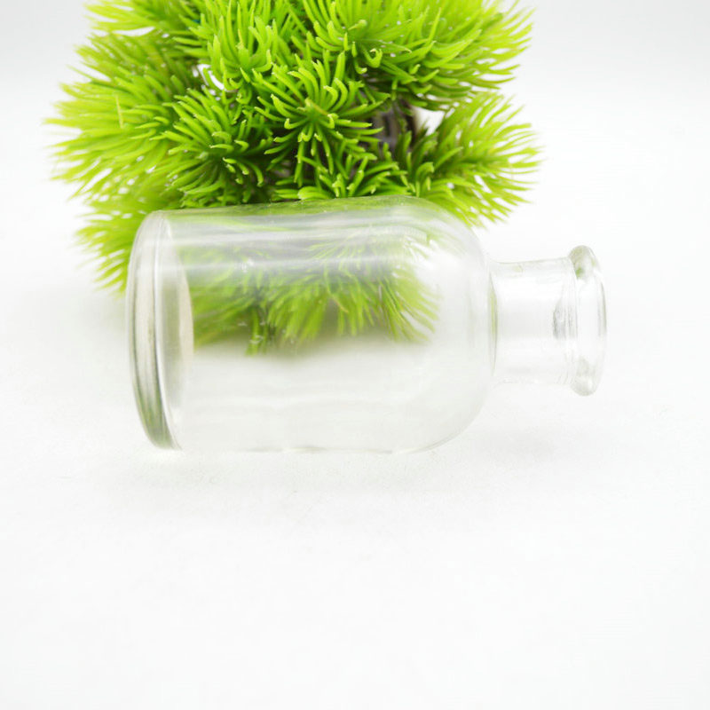 Custom Luxury 60ml Essential Oil Aromatherapy Aroma Diffuser Bottle Empty Transparent Glass Reed Perfume Diffuser Bottle