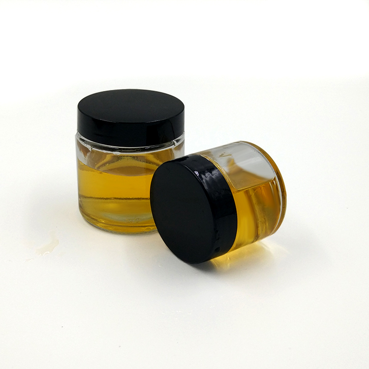 Custom Luxury Eco Friendly Straight Sided 2oz 4oz 8oz 8 oz Clear Amber Glass Jars for Face Body Eye Cosmetic Cream