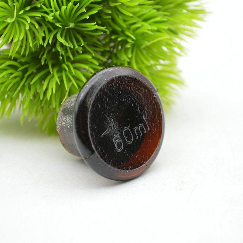 Custom Luxury Geo Cut Empty Amber Color Glass Candle Jar With Cork