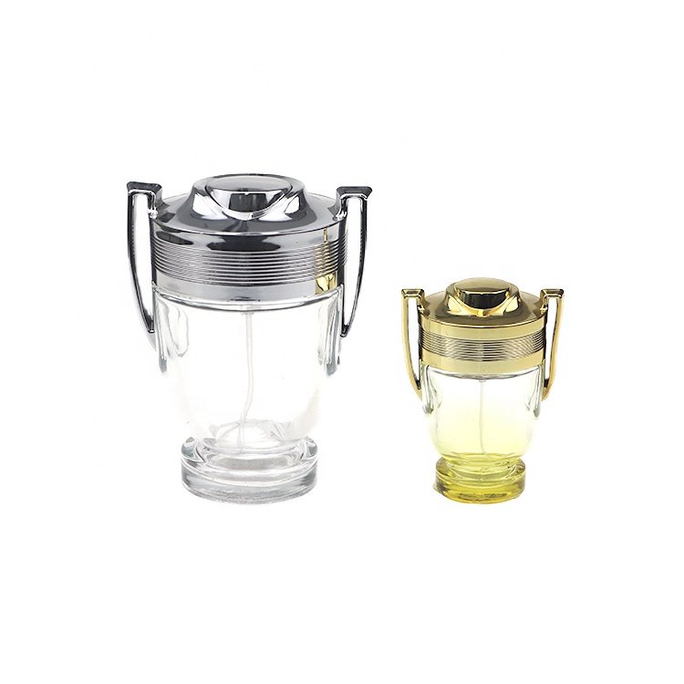 Custom Luxury Gold And Silver Men 30 ml 50 ml Glass Perfume Bottles Mist Spray