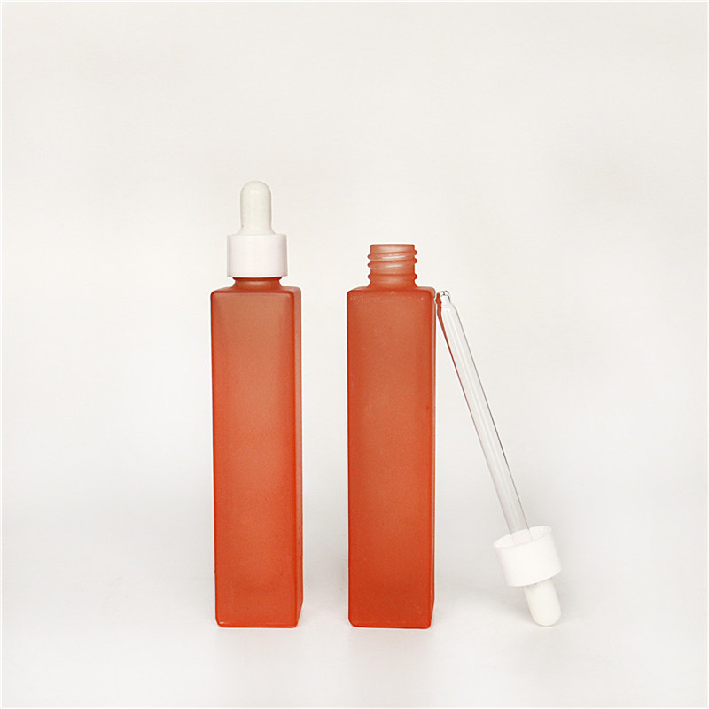 Custom Luxury Mini Skin Care Pump Bottle Empty Glass Cosmetic Bottles For Lotion