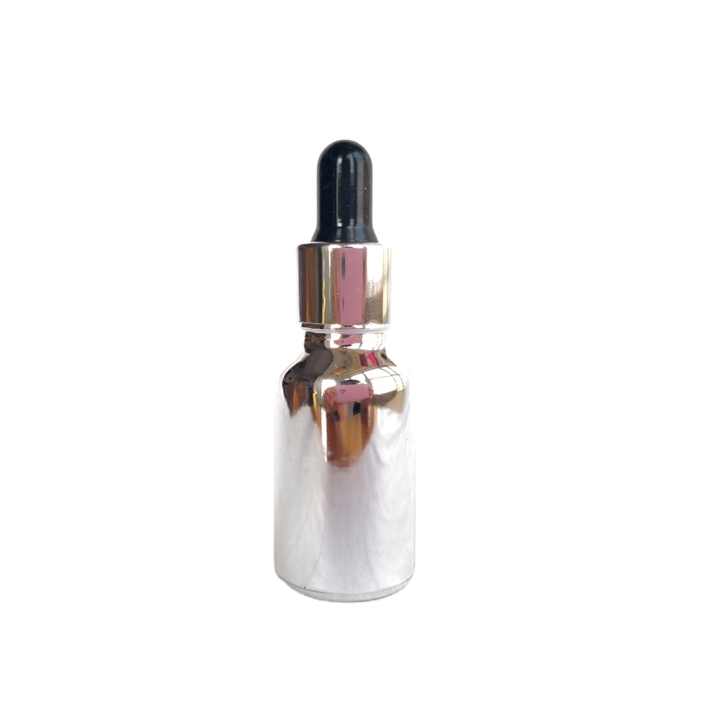 Custom Luxury Rose gold 50ml 100ml e liquid ejuice glass 30ml gold color dropper bottle