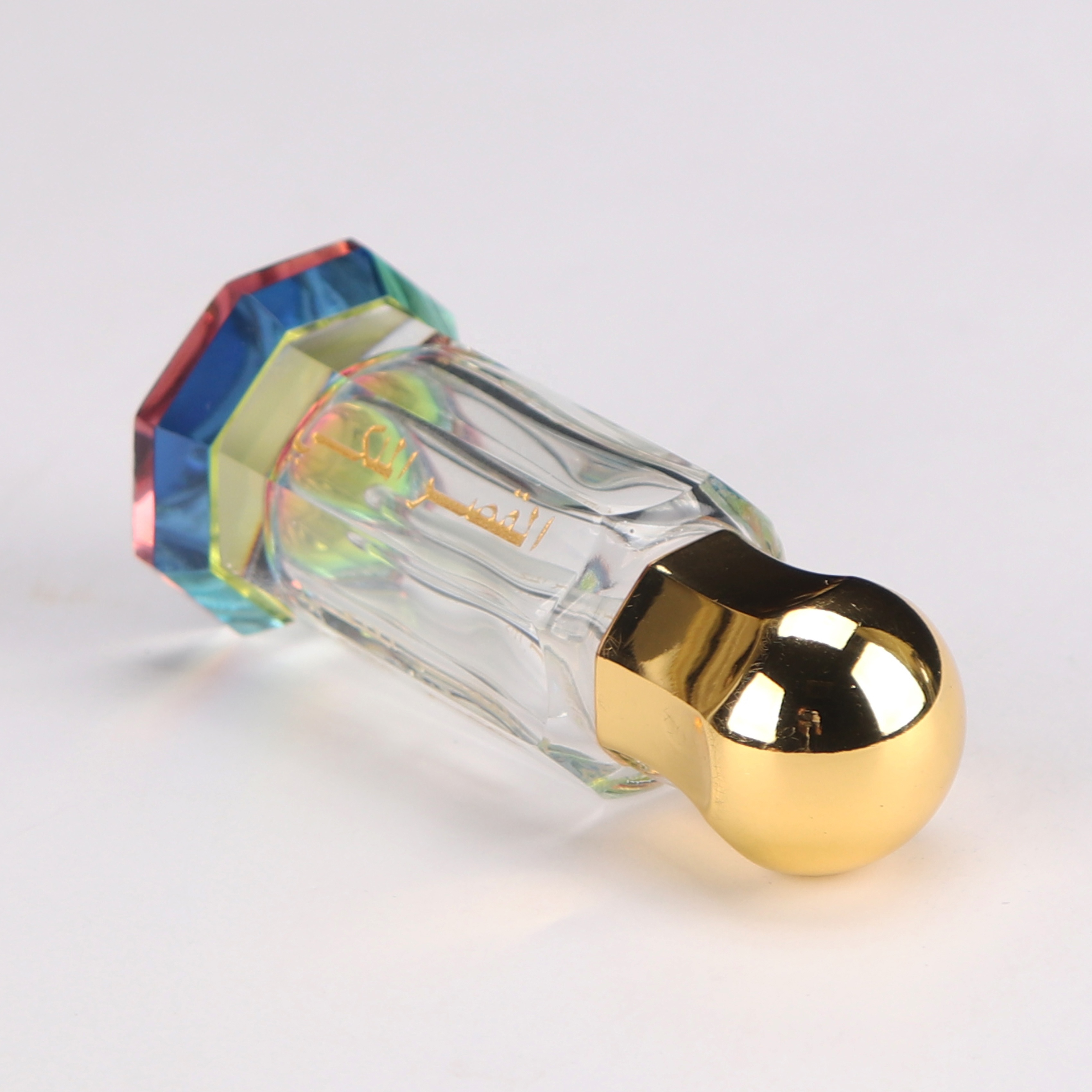 Custom Made Arabic Refillable Crystal Perfume Bottle Arabian Glass Perfume Oil Bottles