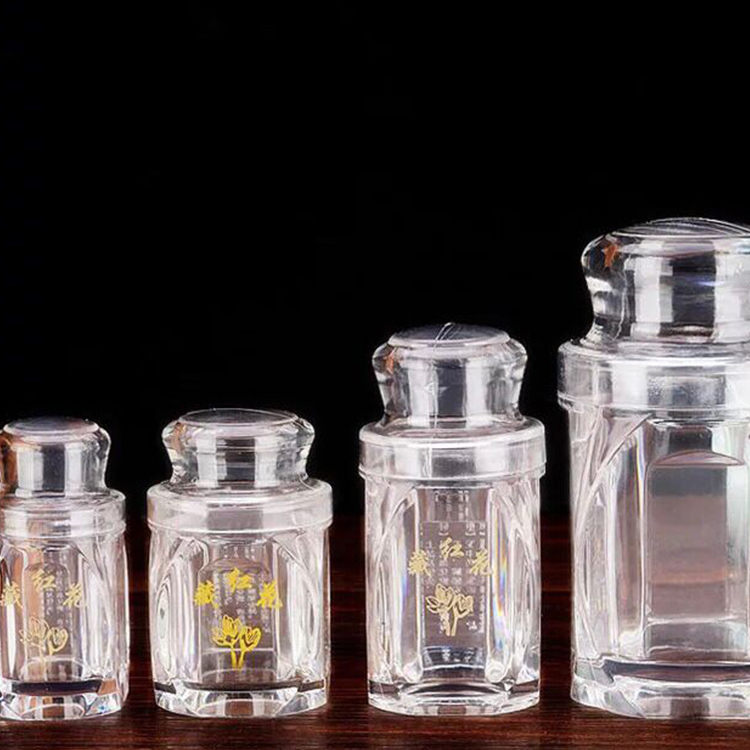 Custom Made Top Quality Cosmetic Jar Seal Saffron Bottle