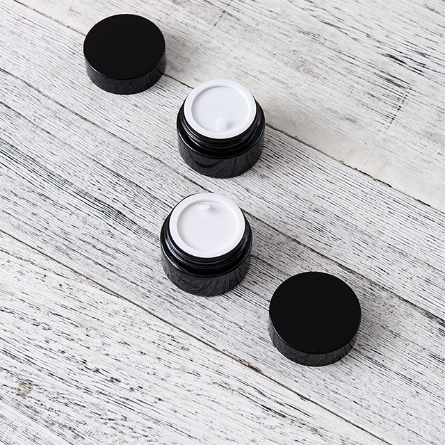 Custom Package Container 20g 50g Plastic Lid green 30g 30Ml glass Cosmetic Jar For Skin Cream