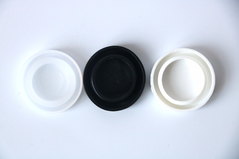 Custom Packaging free samples glass container glass jars 6ml glass concentrate containers with plastic caps silicone lid