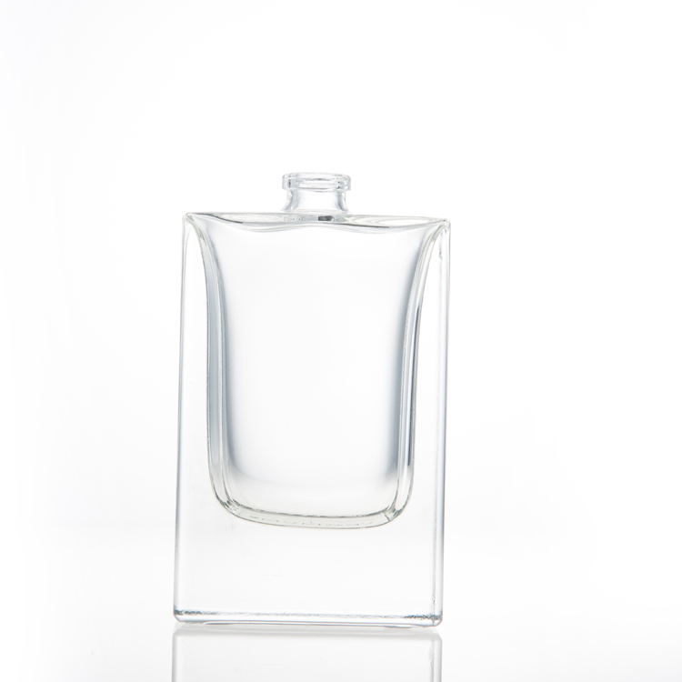 Custom Perfume Bottles Wholesale 100ml Perfume Glass Bottle with Aluminium Cap