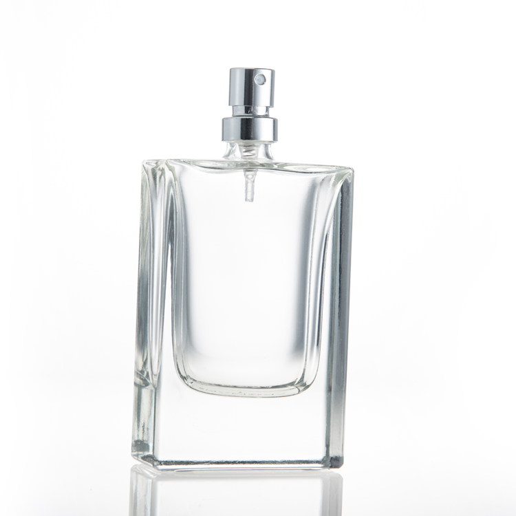 Custom Perfume Bottles Wholesale 100ml Perfume Glass Bottle with Aluminium Cap