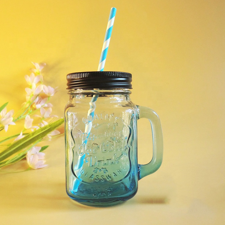 Custom Personalized wholesale tumbler 12 oz mason jar for honey jam and pickles