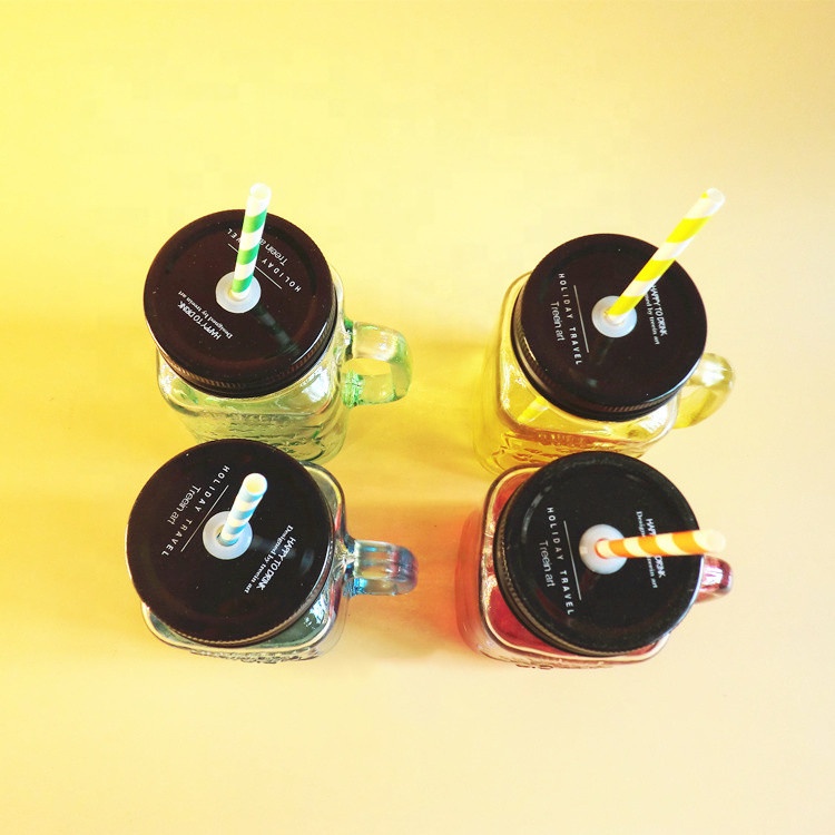 Custom Personalized wholesale tumbler 12 oz mason jar for honey jam and pickles