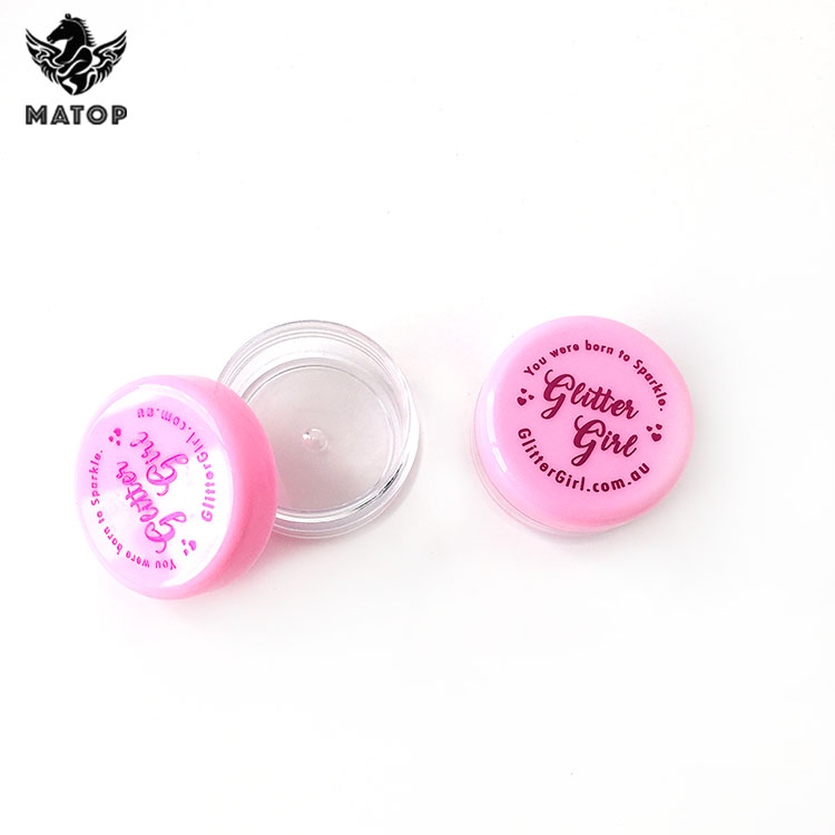 Custom Pink Empty Cosmetic Packaging 10g pink cosmetic jars
