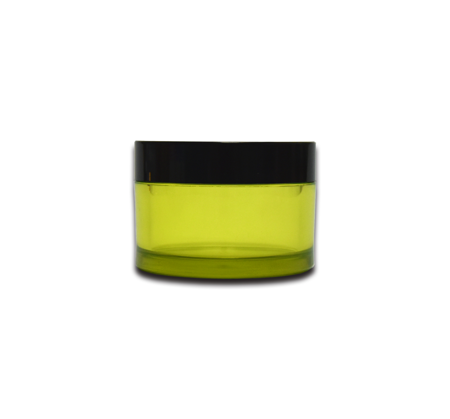 Custom Plastic Skincare Cream Jar 30g 45g Empty Green PET Cosmetic Jar