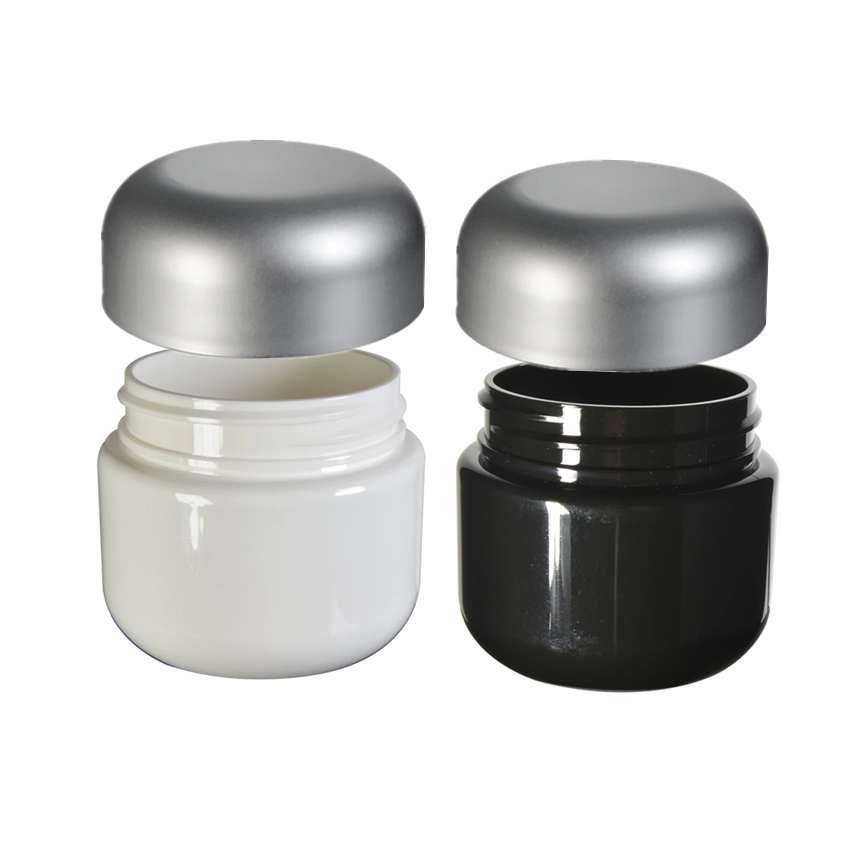 Custom Plastic childproof Lids Pots plastic Stash Jars Weed Container 120ml 150ml 60ml 75ml