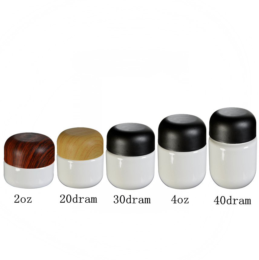 Custom Plastic childproof Lids Pots plastic Stash Jars Weed Container 120ml 150ml 60ml 75ml