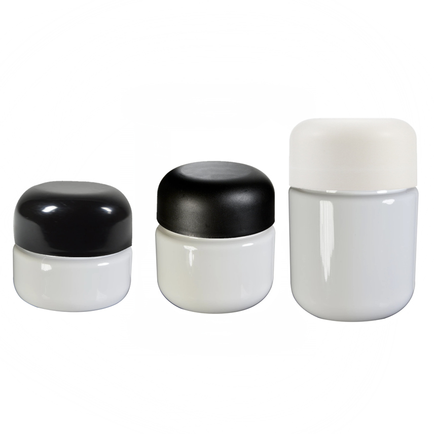 Custom Plastic childproof Lids Pots plastic Stash Jars Weed Container 120ml 150ml 60ml 75ml