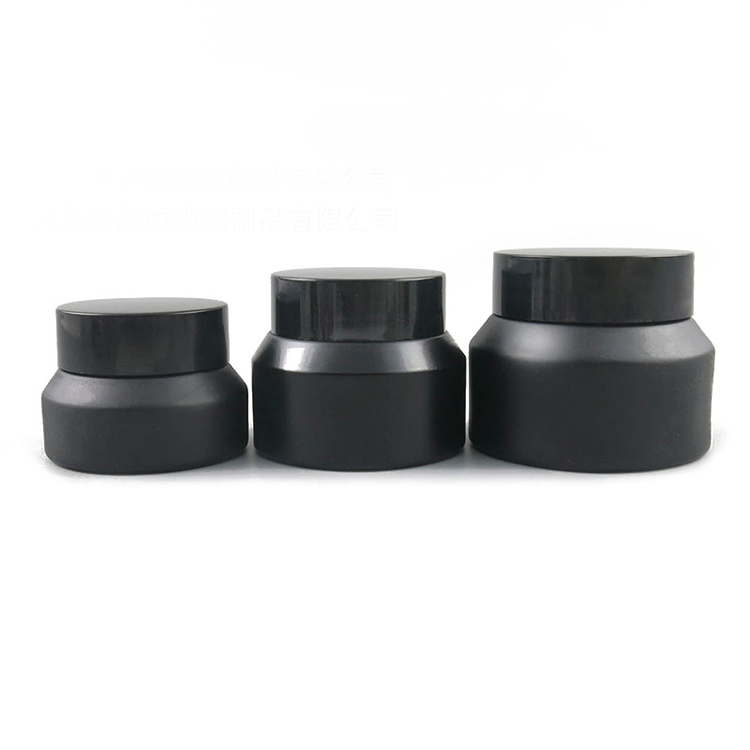 Custom Private Label Amber Glass Slant Shoulder Cosmetic Jars And Bottles 15ml 30ml 50ml Skin Care Containers