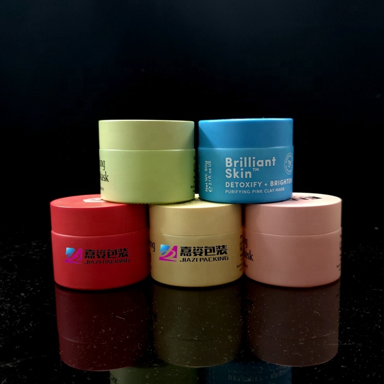 Custom Private Label Clay Facial Mask clay mask glass container jar