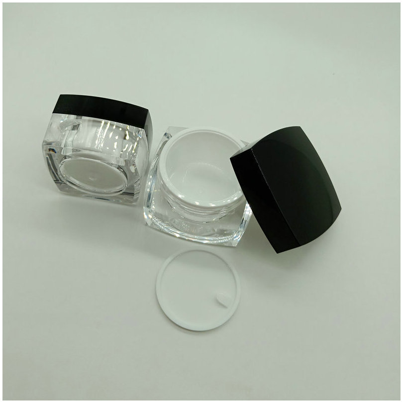 Custom Recycled Luxury Acrylic Cosmetic Jar for Cream sample
