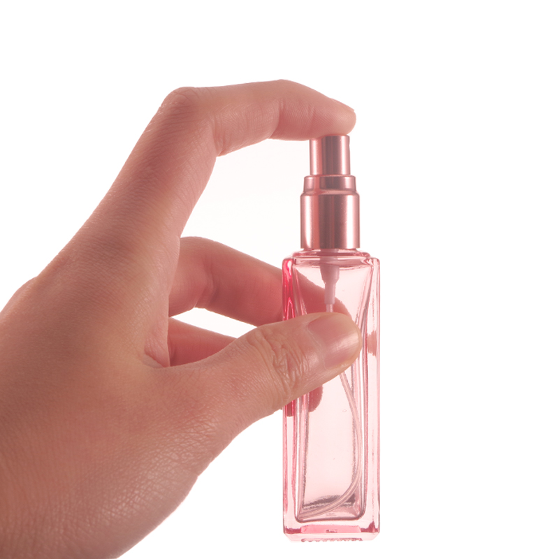 Custom Refillable Empty Pink 10ml 30ml Perfume Bottle Low Moq Spray Glass Bottles Bulk