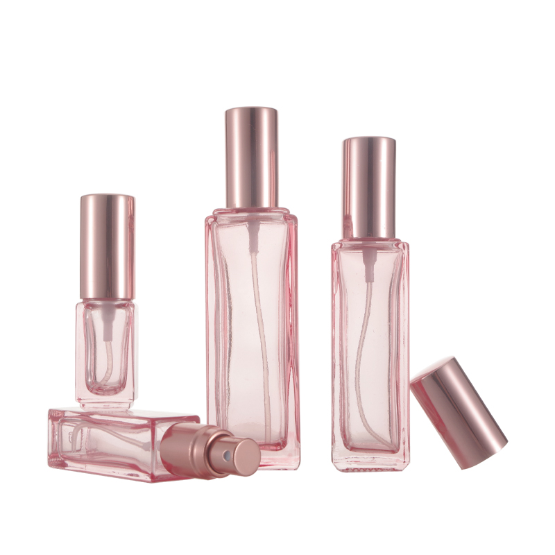 Custom Refillable Empty Pink 10ml 30ml Perfume Bottle Low Moq Spray Glass Bottles Bulk