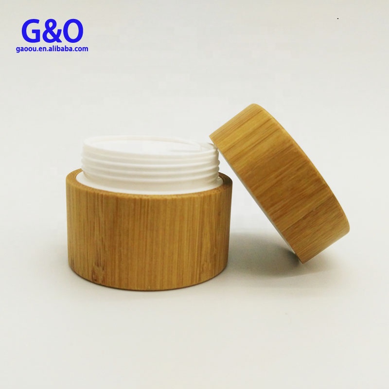 Custom Round Empty Bamboo Cosmetic Jar Seal,Cosmetic Cream Jar,Wooden Cosmetic Jar