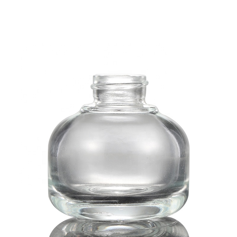 Custom Screen Printing 1 oz 30 ml Transparent Glass Bottles for Essential Oils with Glass Eye Dropper