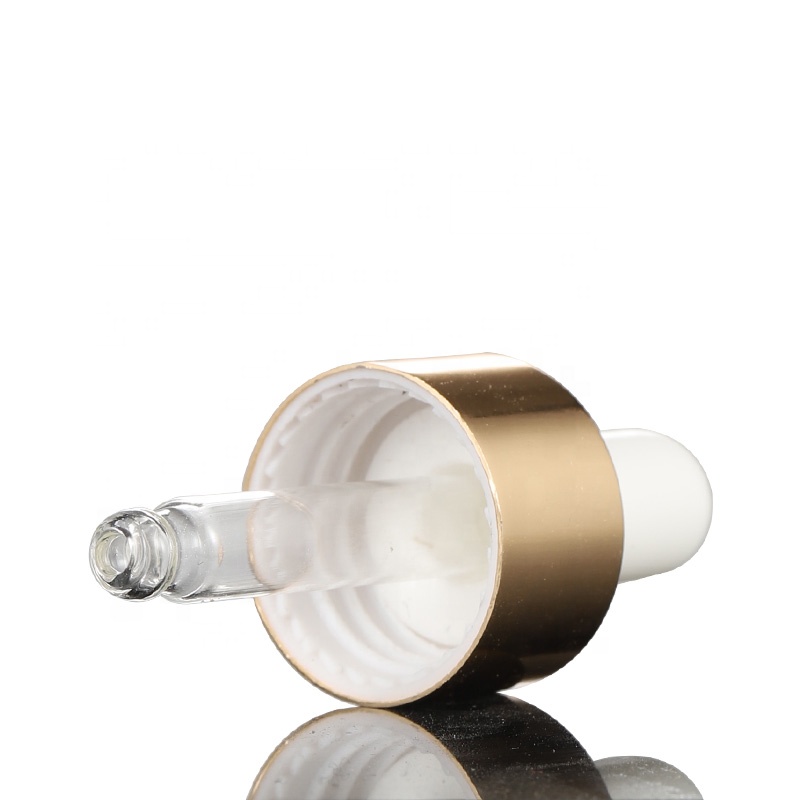 Custom Screen Printing 1 oz 30 ml Transparent Glass Bottles for Essential Oils with Glass Eye Dropper