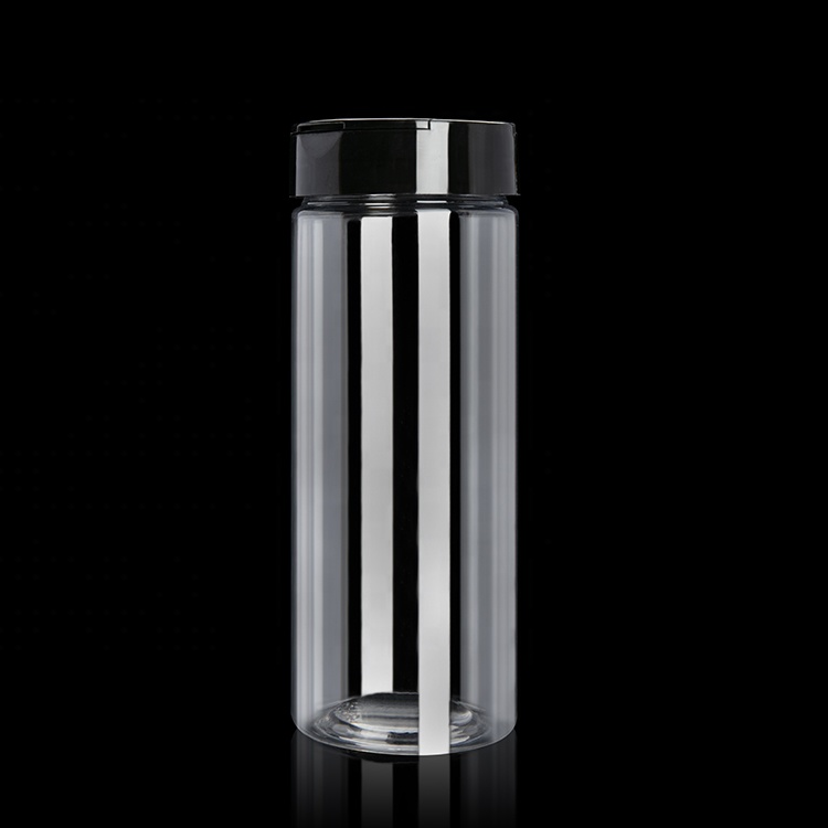 Custom Shape 17 oz 500 ml Empty Plastic Seasoning Bottle PET Spice Jars for Pepper Chill