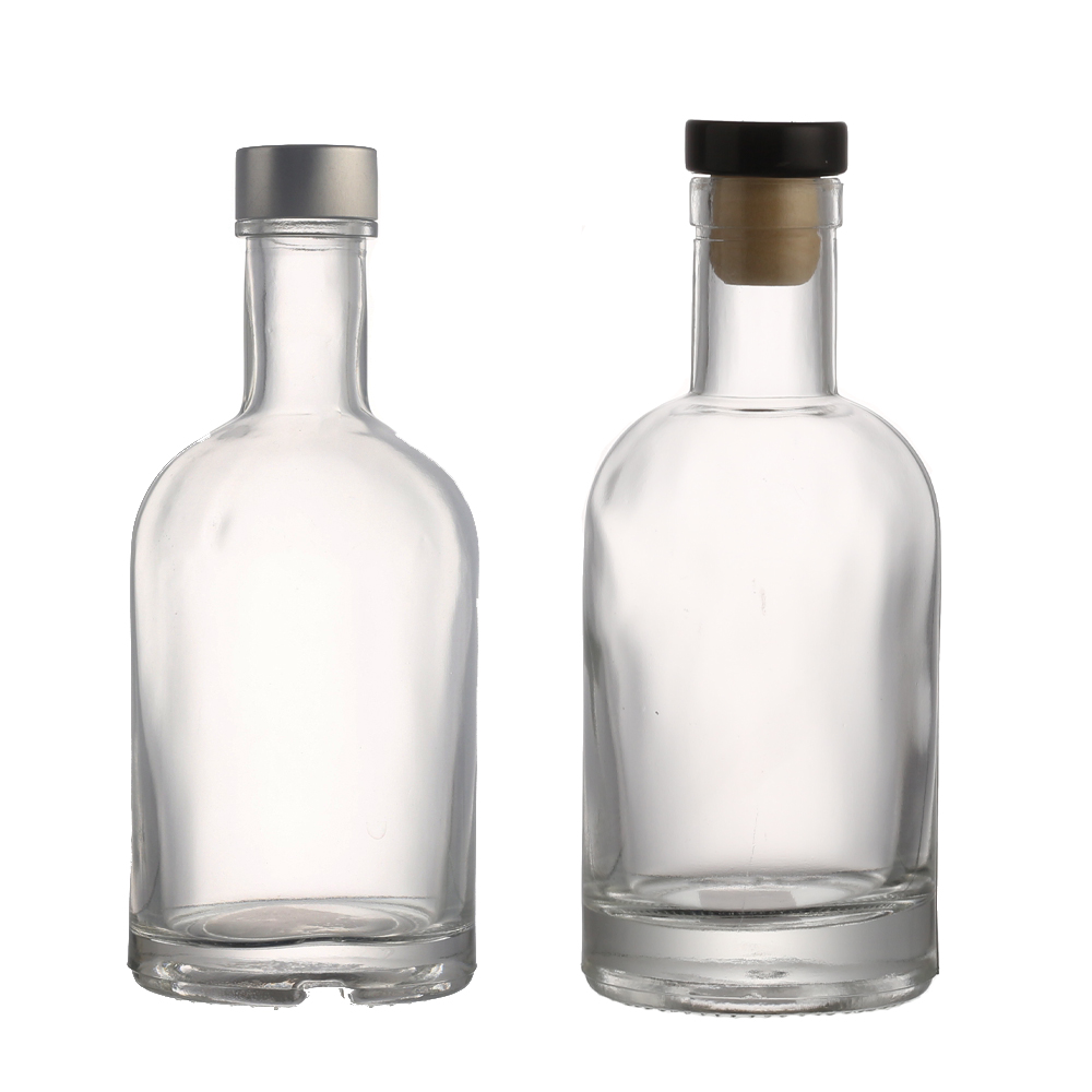 Custom Shape Avertan Xuzhou Empty Spirit 100ml 200ml 375ml 500ml 750ml 1 Liter Glass Bottle for Liquor