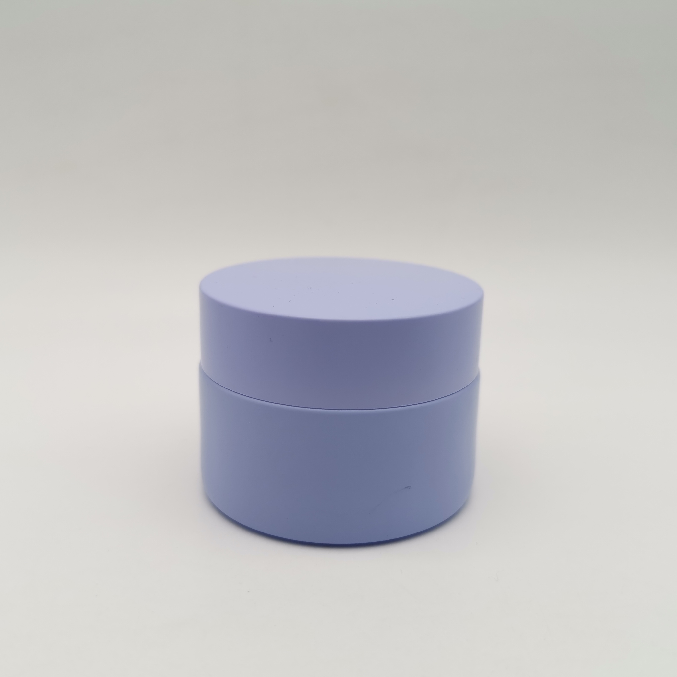 Custom Silk Printing PP Small 30ml 30g Empty Glass Black Sample Matt Cosmetic Cream Jar