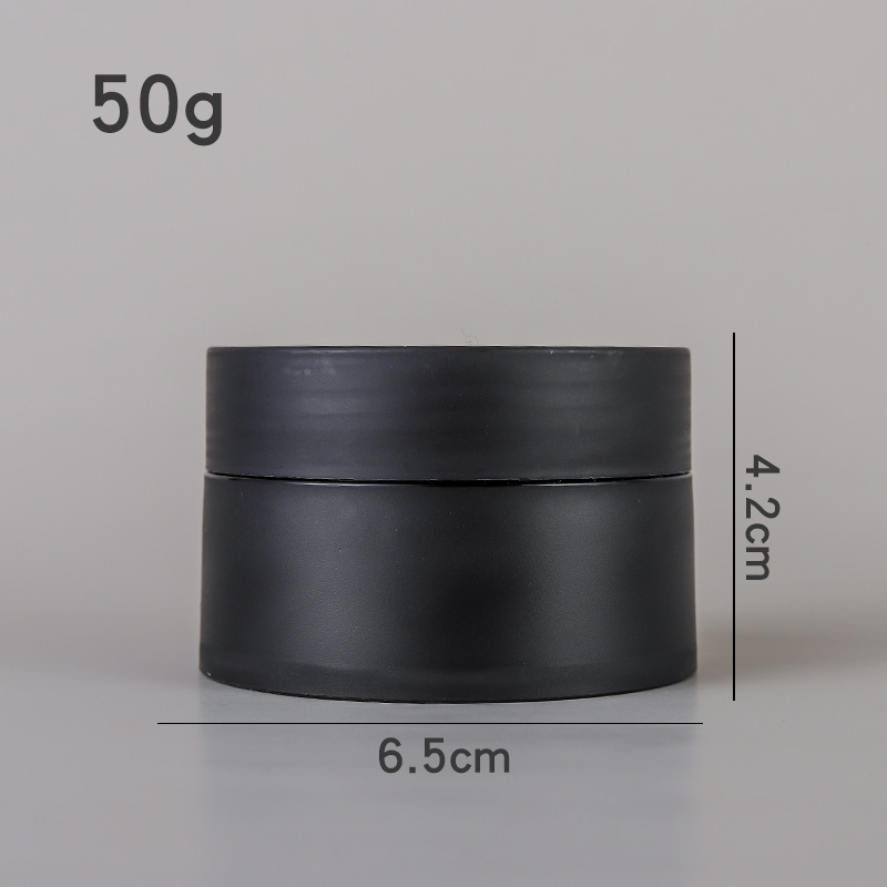 Custom Size 50g White Pink Blue Black Colorful Empty PP Plastic Cream Jar