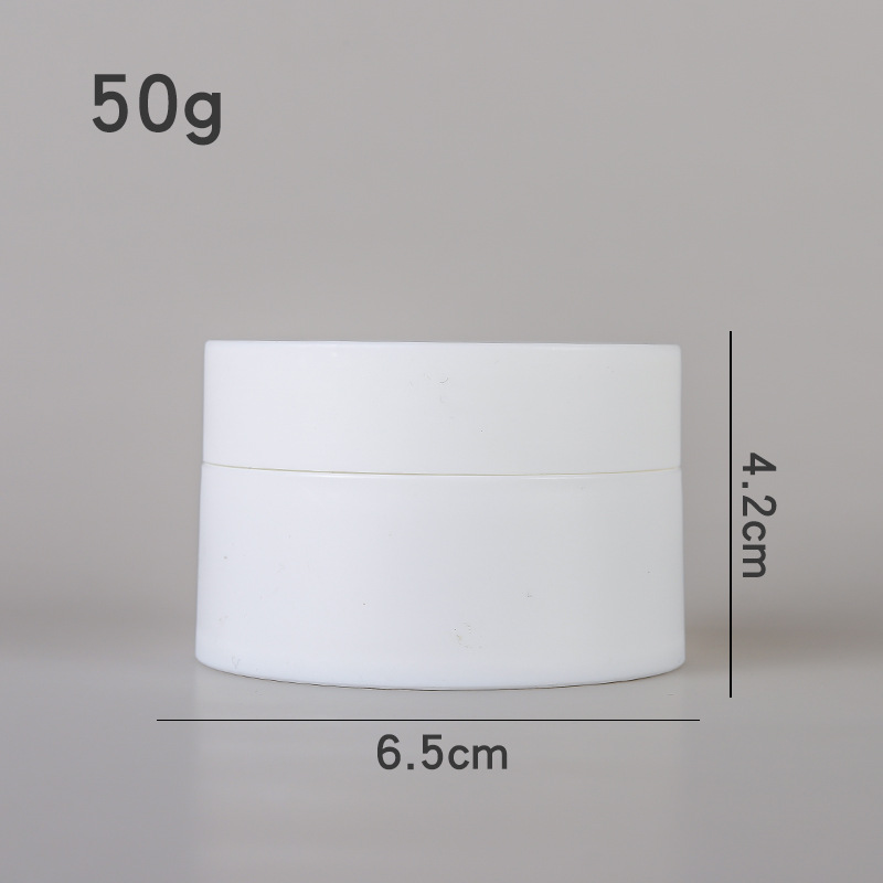 Custom Size 50g White Pink Blue Black Colorful Empty PP Plastic Cream Jar