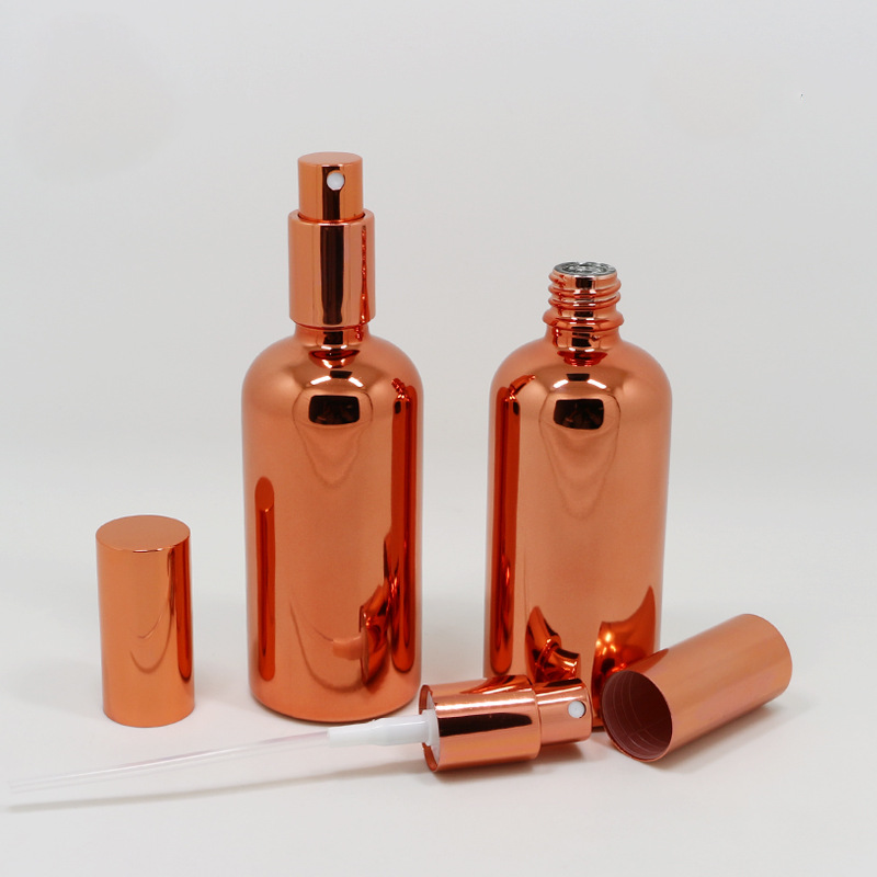 Custom Size rose gold fine mist spray perfume bottle