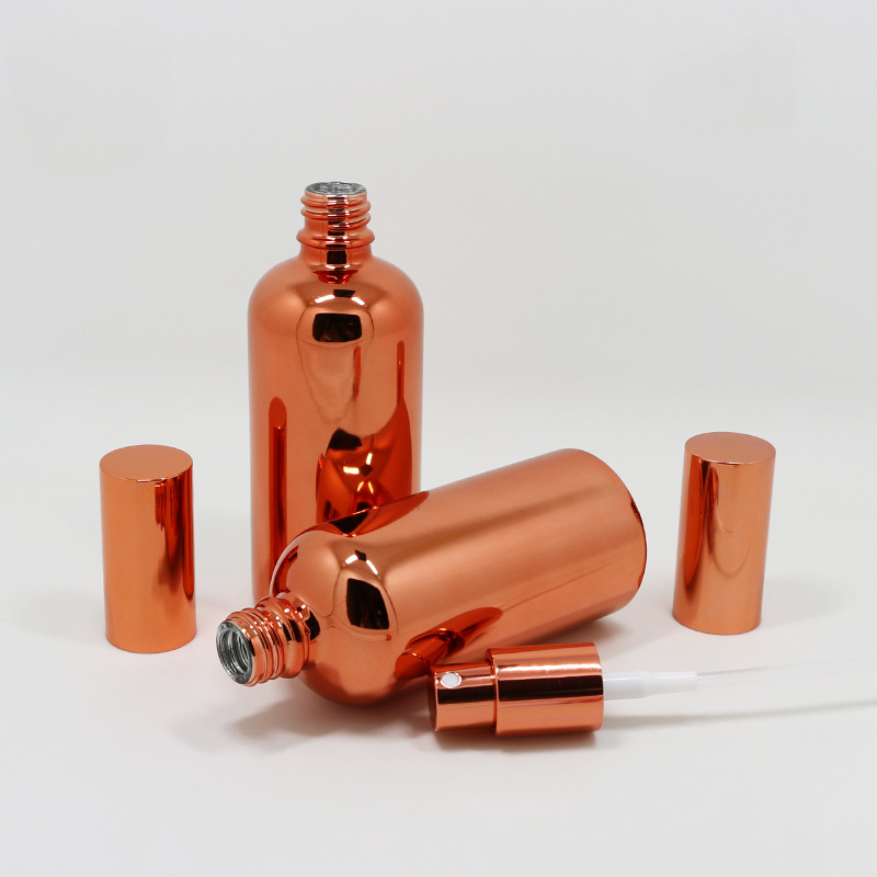 Custom Size rose gold fine mist spray perfume bottle