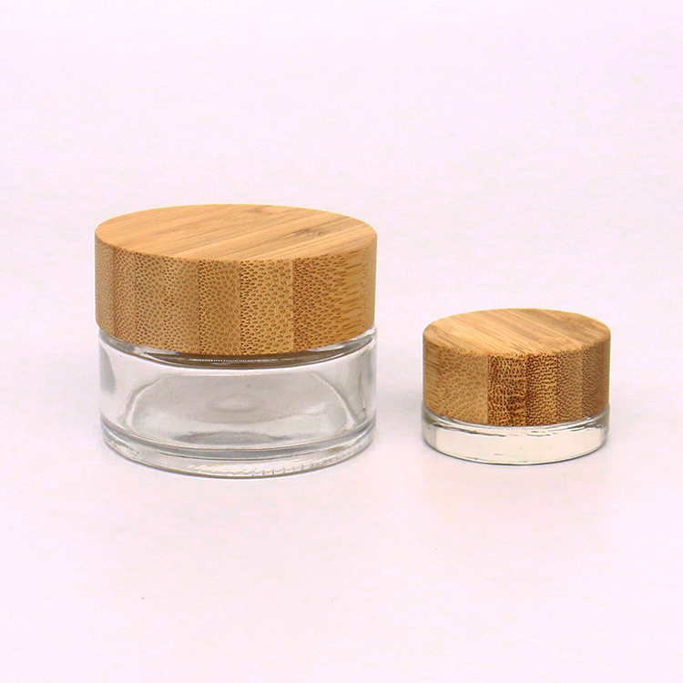 Custom Skin Care Packaging Jars Small Square Glass Lip Scrub Container For Lip Scrub