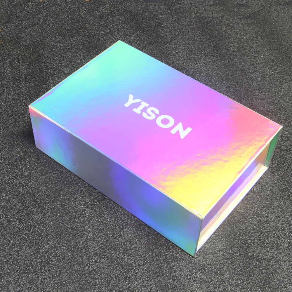 Custom Skin Care Rose Gold Holographic Skincare Cosmetic Packaging