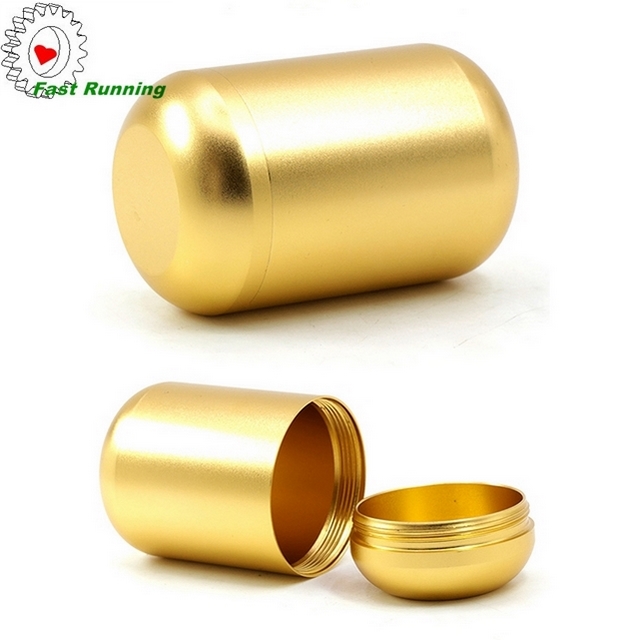 Custom Smell Proof Airtight Aluminum Metal Herb Tobacco Weed Storage Container Stash Jars