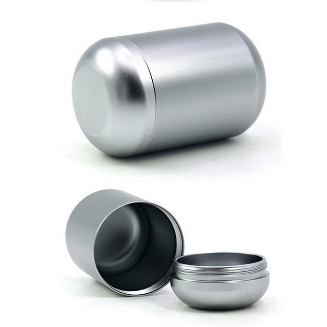 Custom Smell Proof Airtight Aluminum Metal Herb Tobacco Weed Storage Container Stash Jars