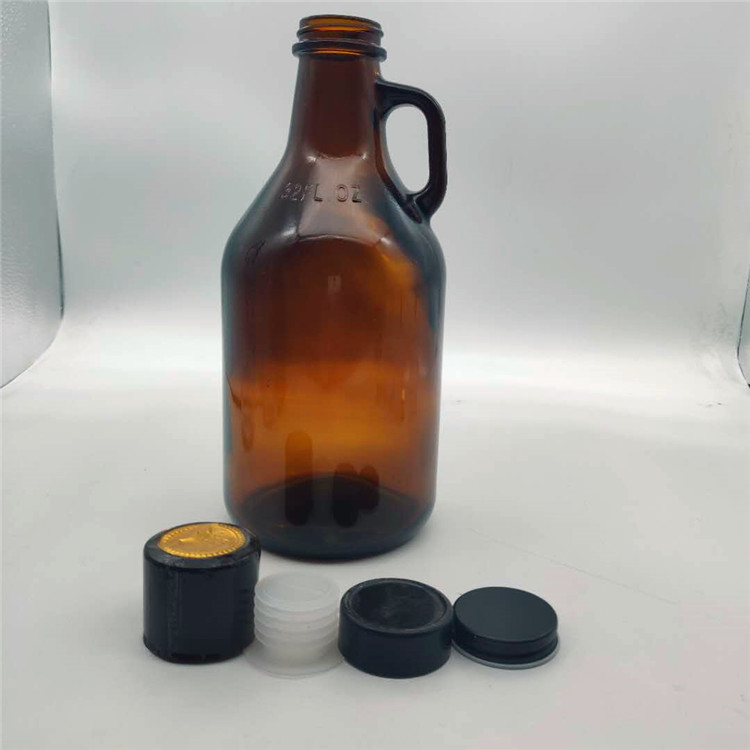 Custom Spanish brown fruit wine drink bottle creative aluminum lid red wine glass bottle