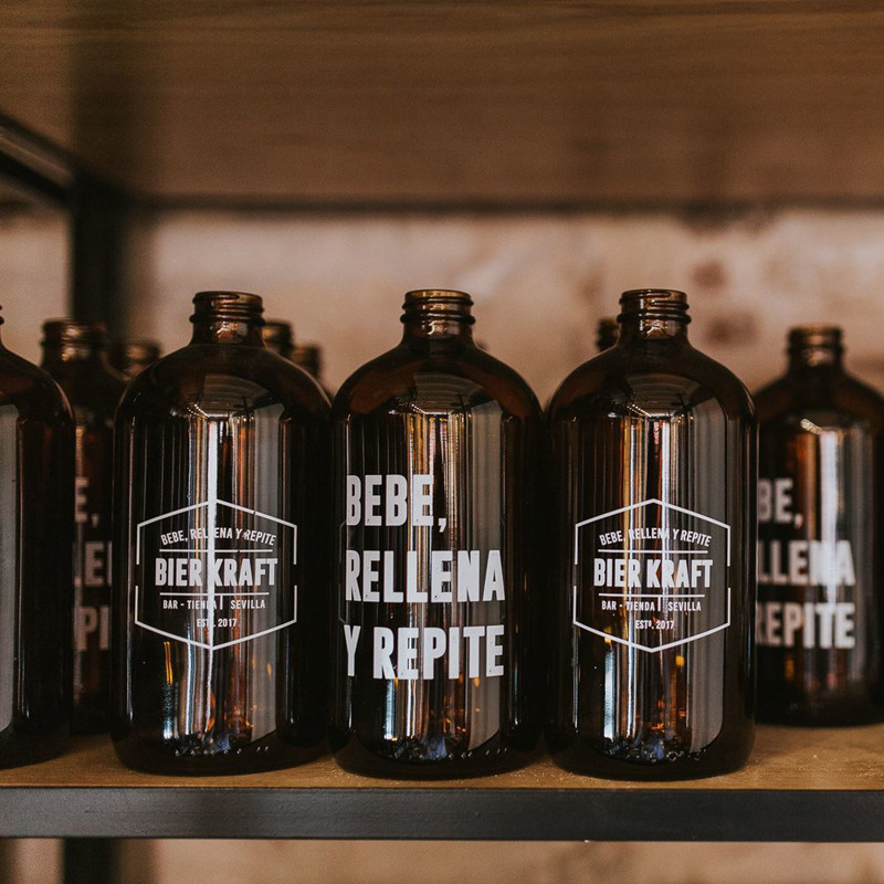 Custom Spanish brown fruit wine drink bottle creative aluminum lid red wine glass bottle