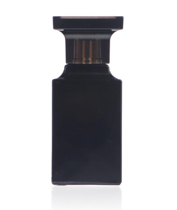 Custom Square 50ml Men Cologne Fine Mist Spray Perfume Glass Bottles Black Cologne Bottle