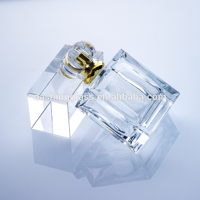 Custom Square Crystal Fancy 50ml Empty Perfume Bottles