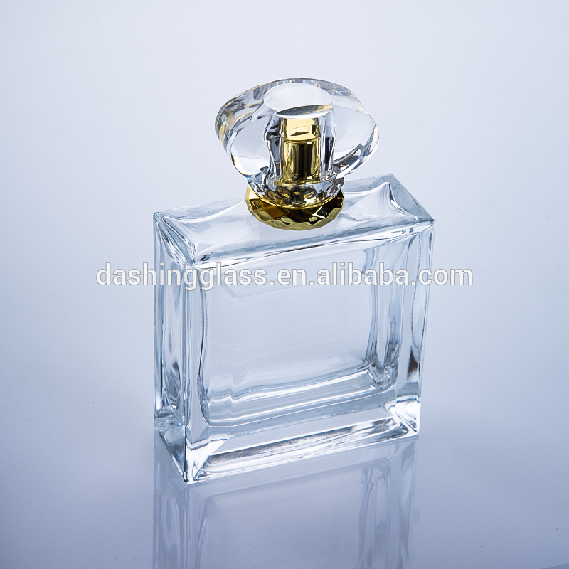 Custom Square Perfume Bottle 50ml Glass Spray Bottle Perfume