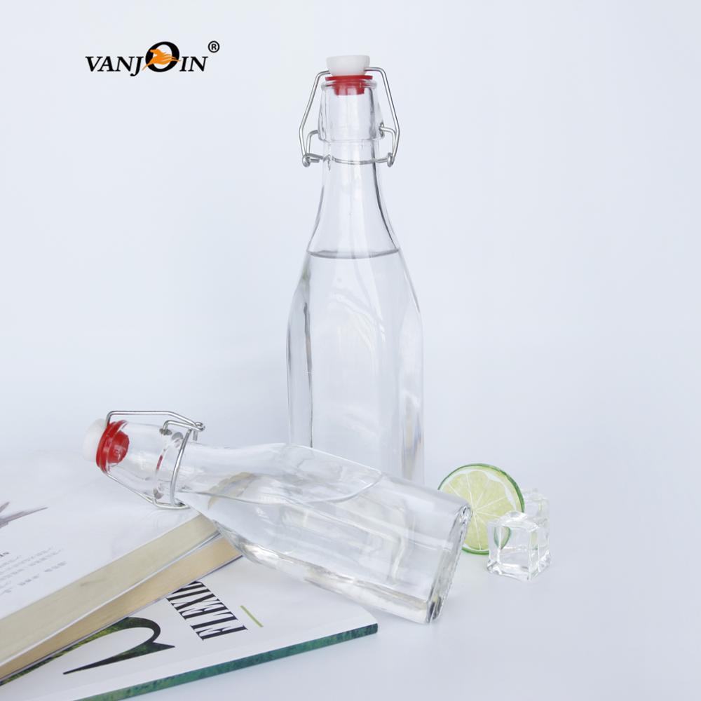 Custom Swing Top Glass Bottle with Stoppers For beer Limoncello