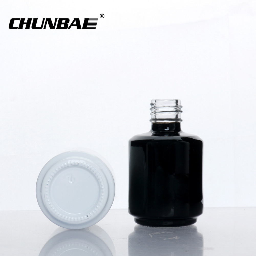 Custom Unique Clear Empty Nail Polish Bottle With Cap