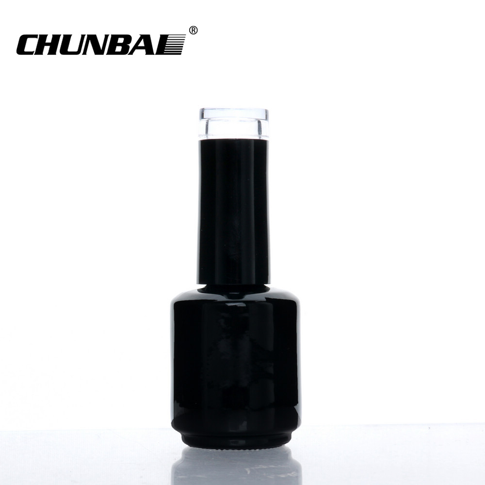 Custom Unique Clear Empty Nail Polish Bottle With Cap