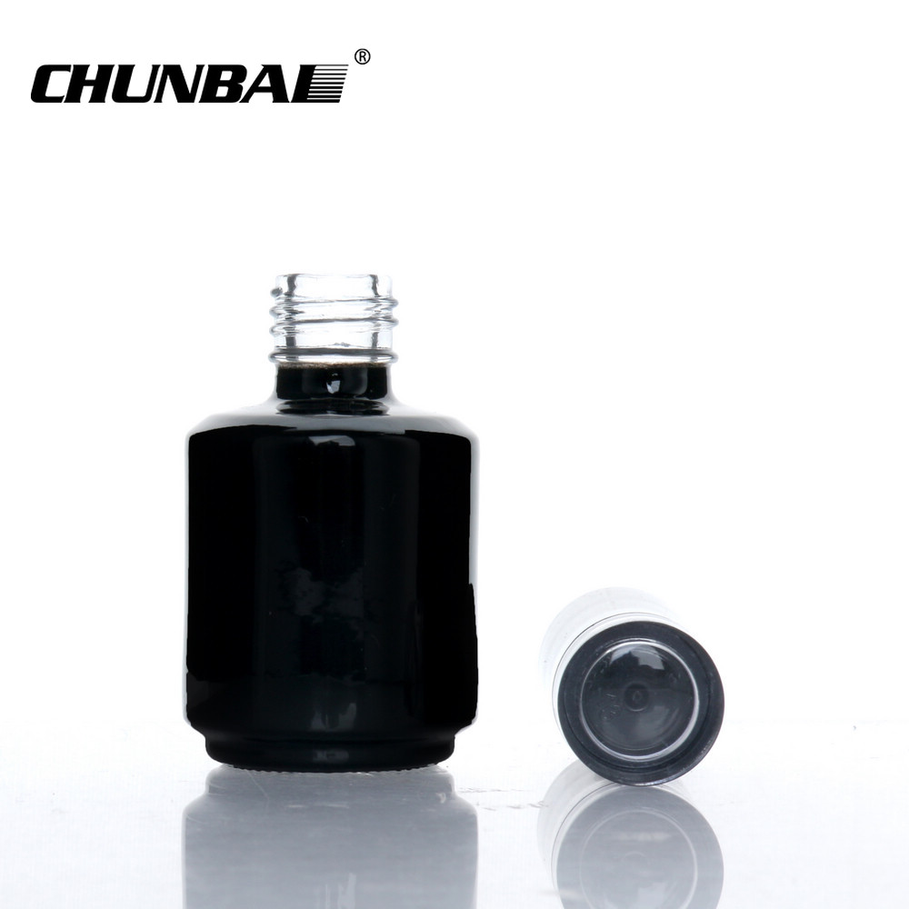 Custom Unique Clear Empty Nail Polish Bottle With Cap