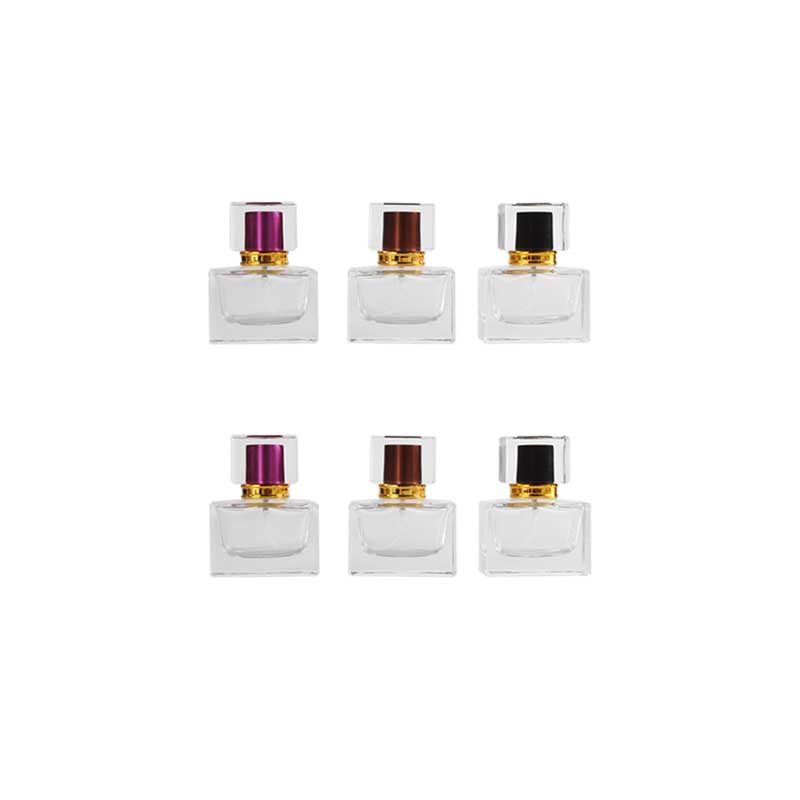 Custom Wholesale Empty Clear Refillable Spray Fragrance 30ml Glass Bottle Perfume Oils Bottles with Box Packing